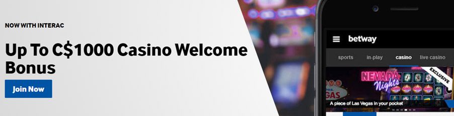 Betway Casino Bonus Banner